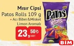 PATOS ROLLS MISIR CİPSİ 109 G